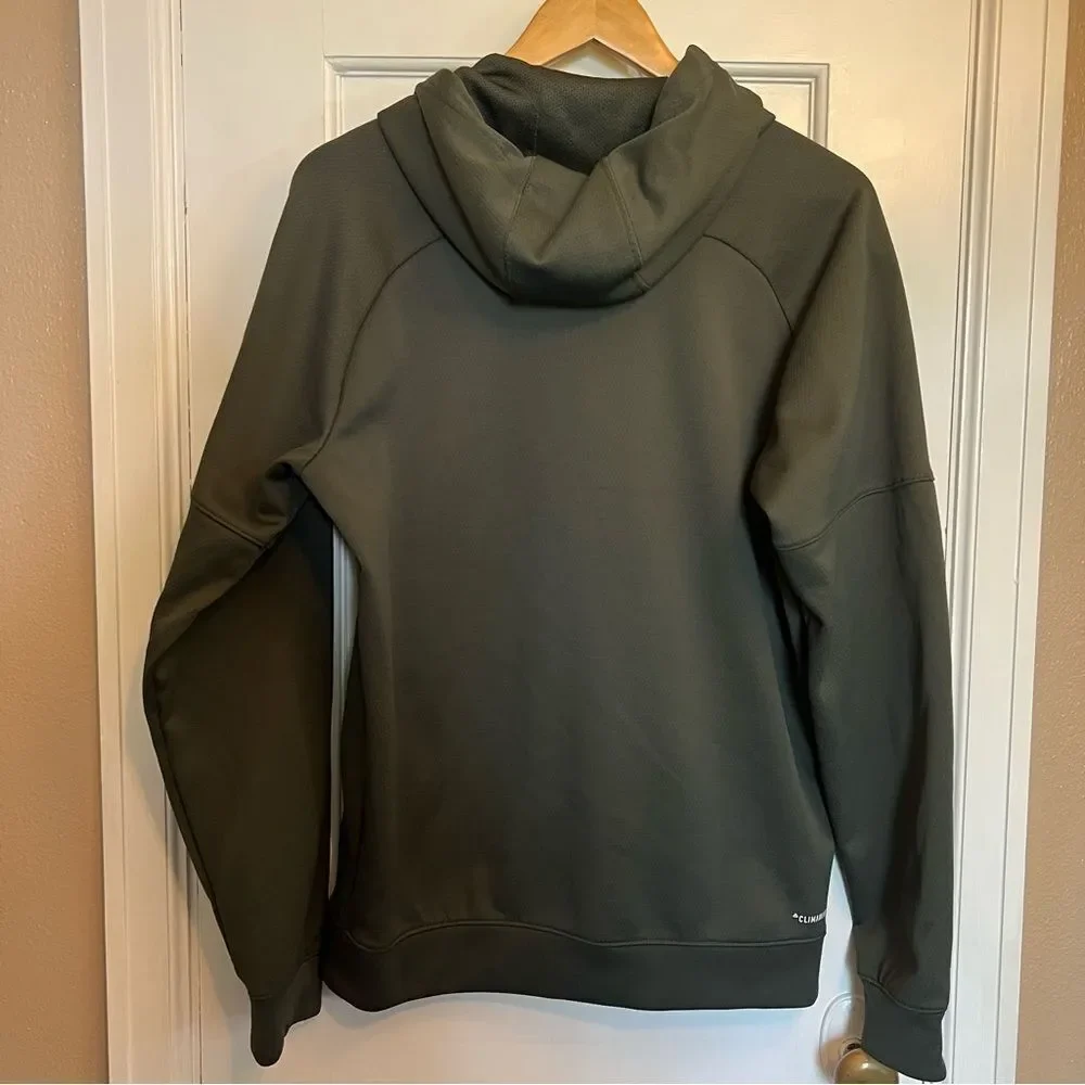 Adidas Men's Forest Green Hoodie